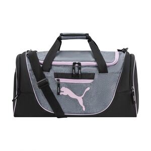 PUMA Evercat Candidate Duffel Gym Bag Black/Light Purple One Size New With Tags